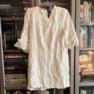 Sezane Cream Mini Dress